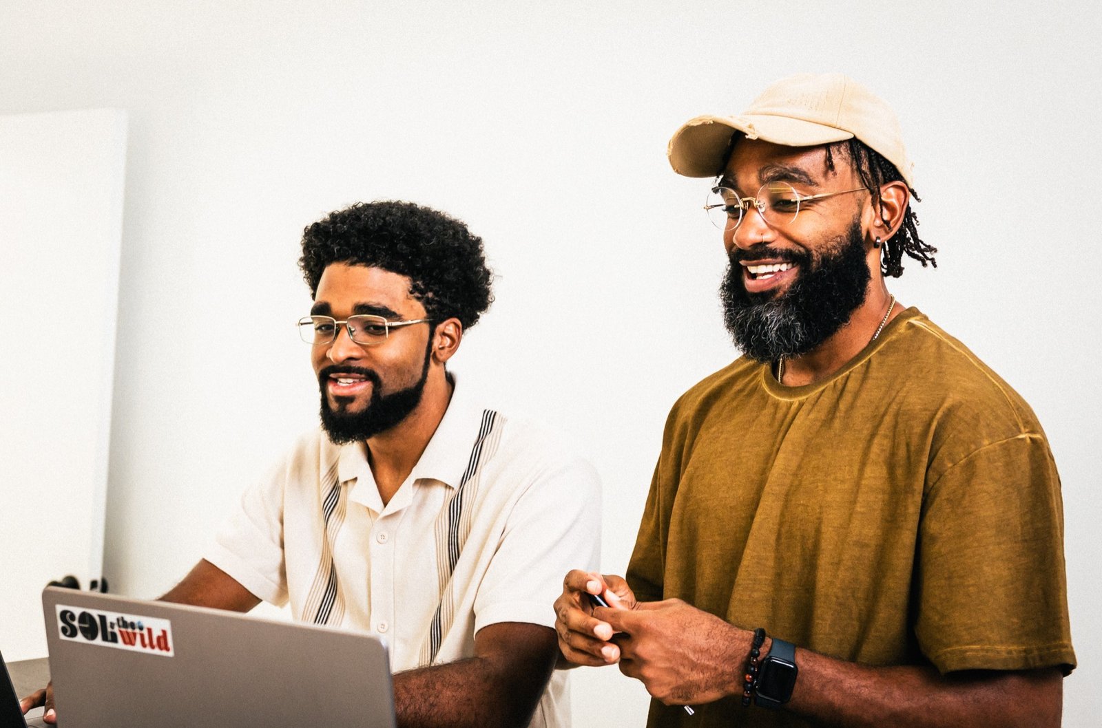 The AllDazeWork team — Kameron and Kinan Adams